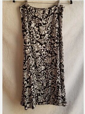Croft & Barrow Paisley Midi Maxi Skirt Women Sz 6 A Line Fairy Grunge Whimsigoth